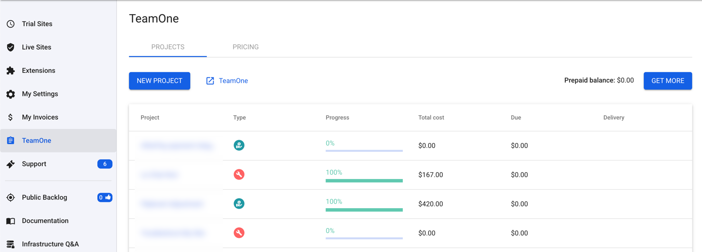 WebinOne Services Projects