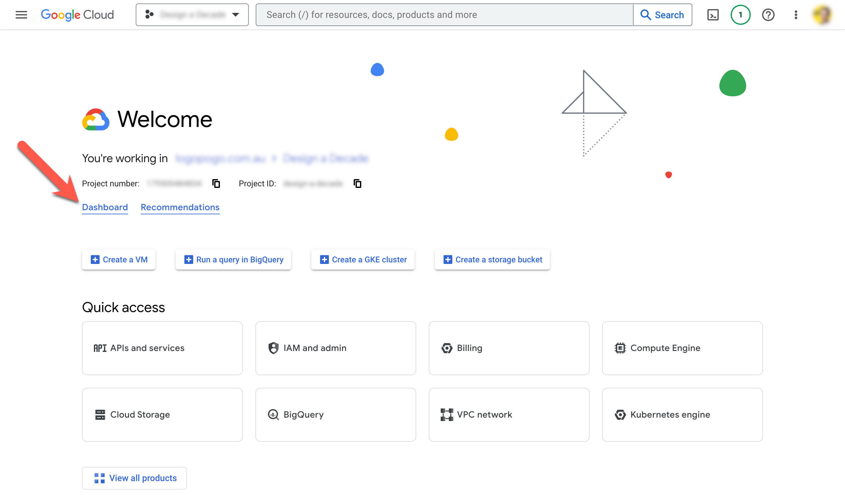 API Dashboard