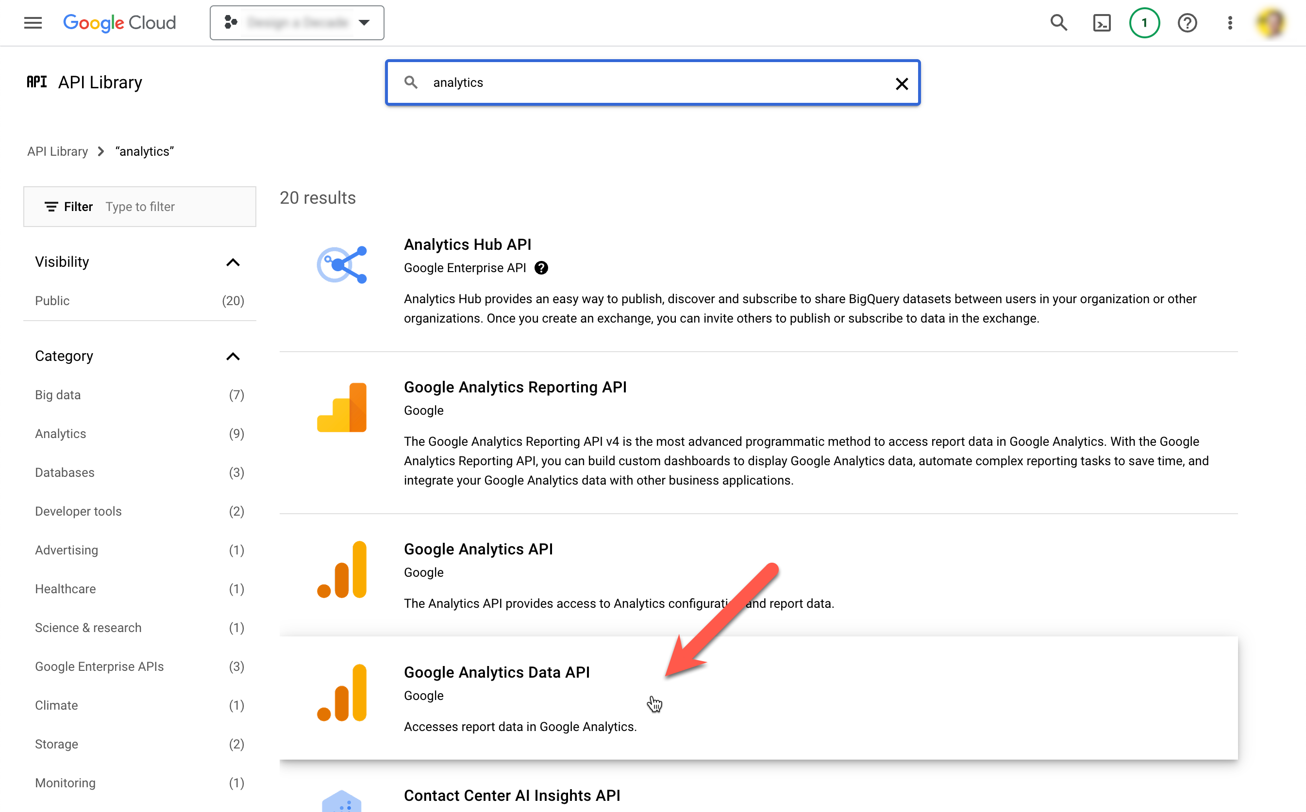 Search Analytics APIs