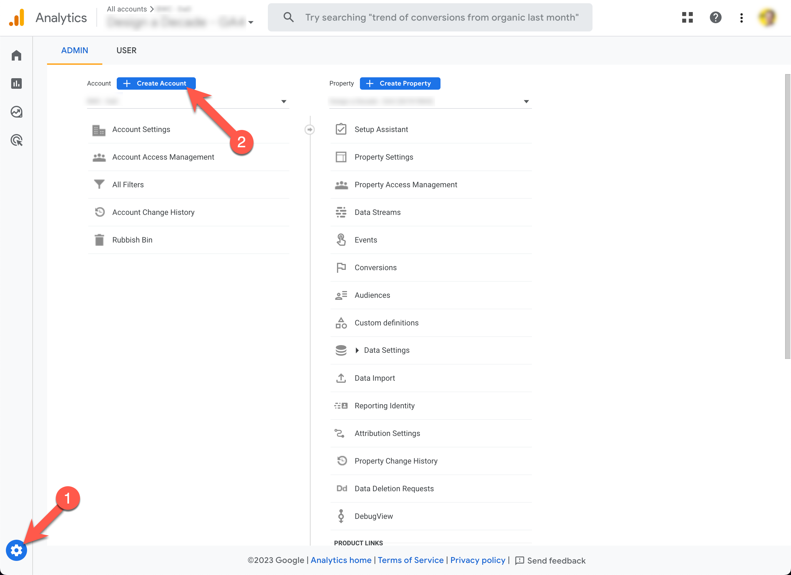 Google Analytics Account Setup
