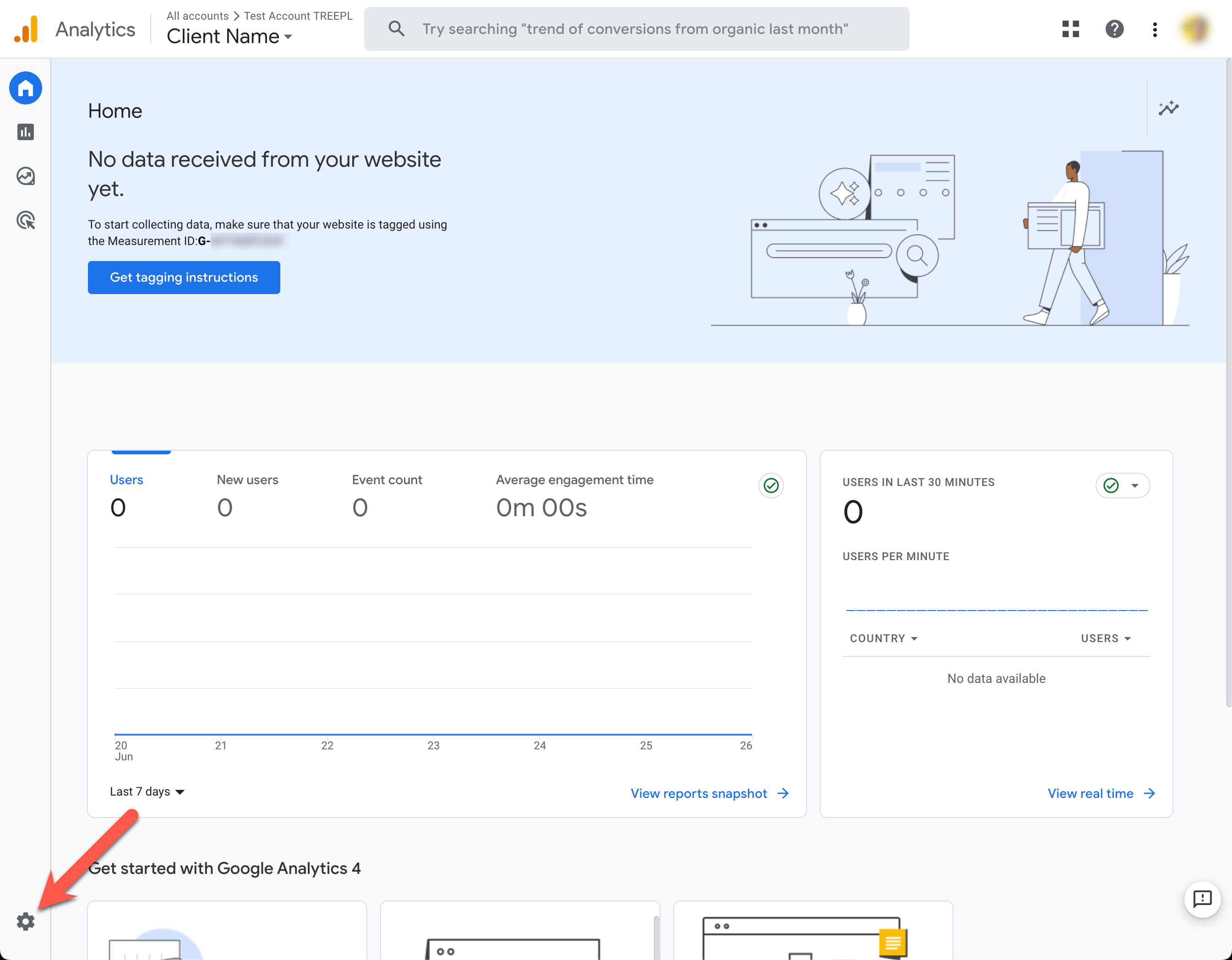 Set up Analytics property