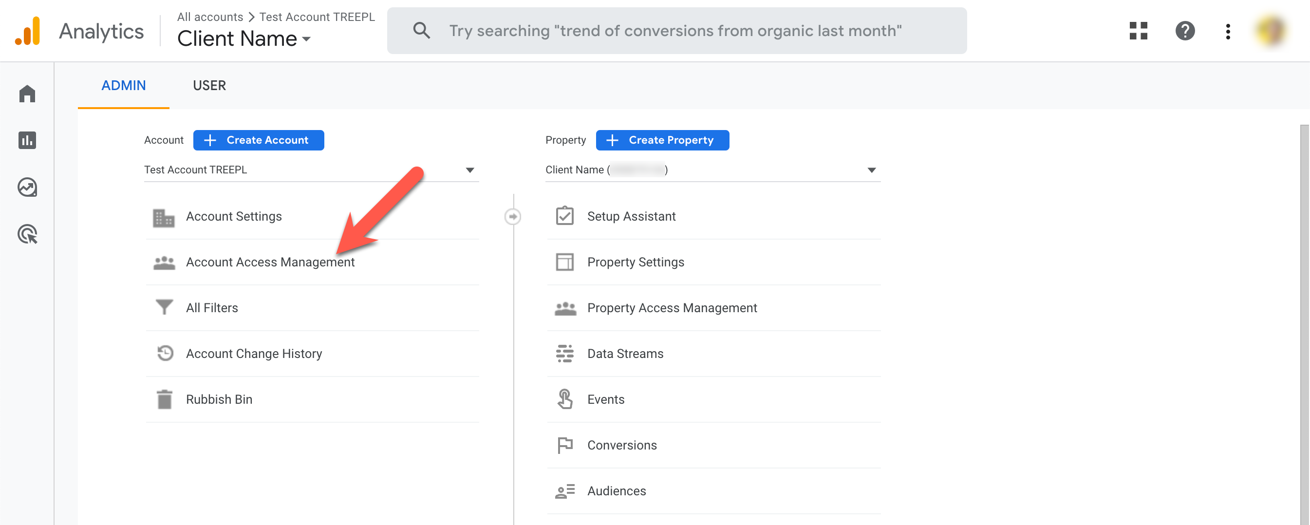 Set up Analytics property