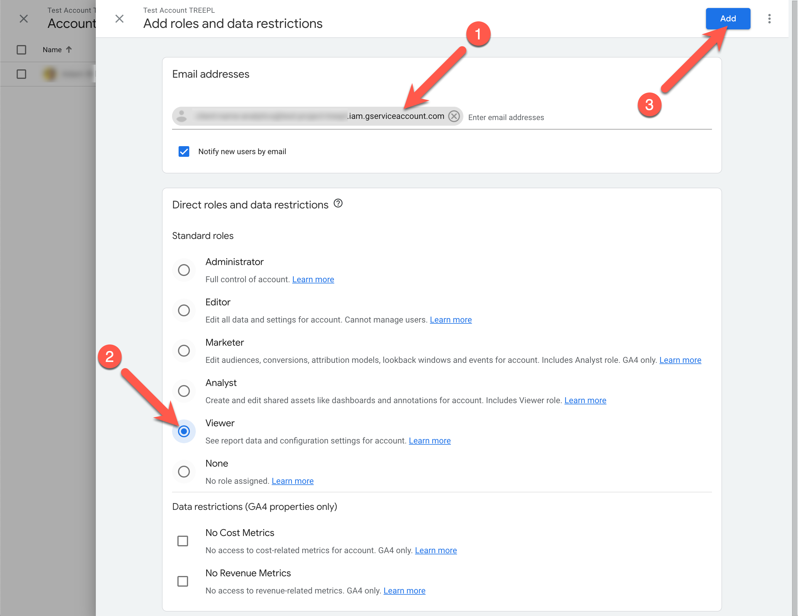 Set up Analytics property